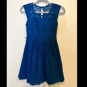 Forever21 Blue Lace Dress